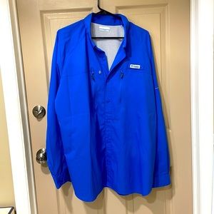 Columbia PFG Omni-Shade Men’s blue jacket - SZ XL/TG